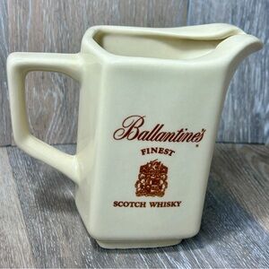 Vintage Ballantine’s Scotch Whisky Ceramic Pitcher | Barware | Rare Collectible